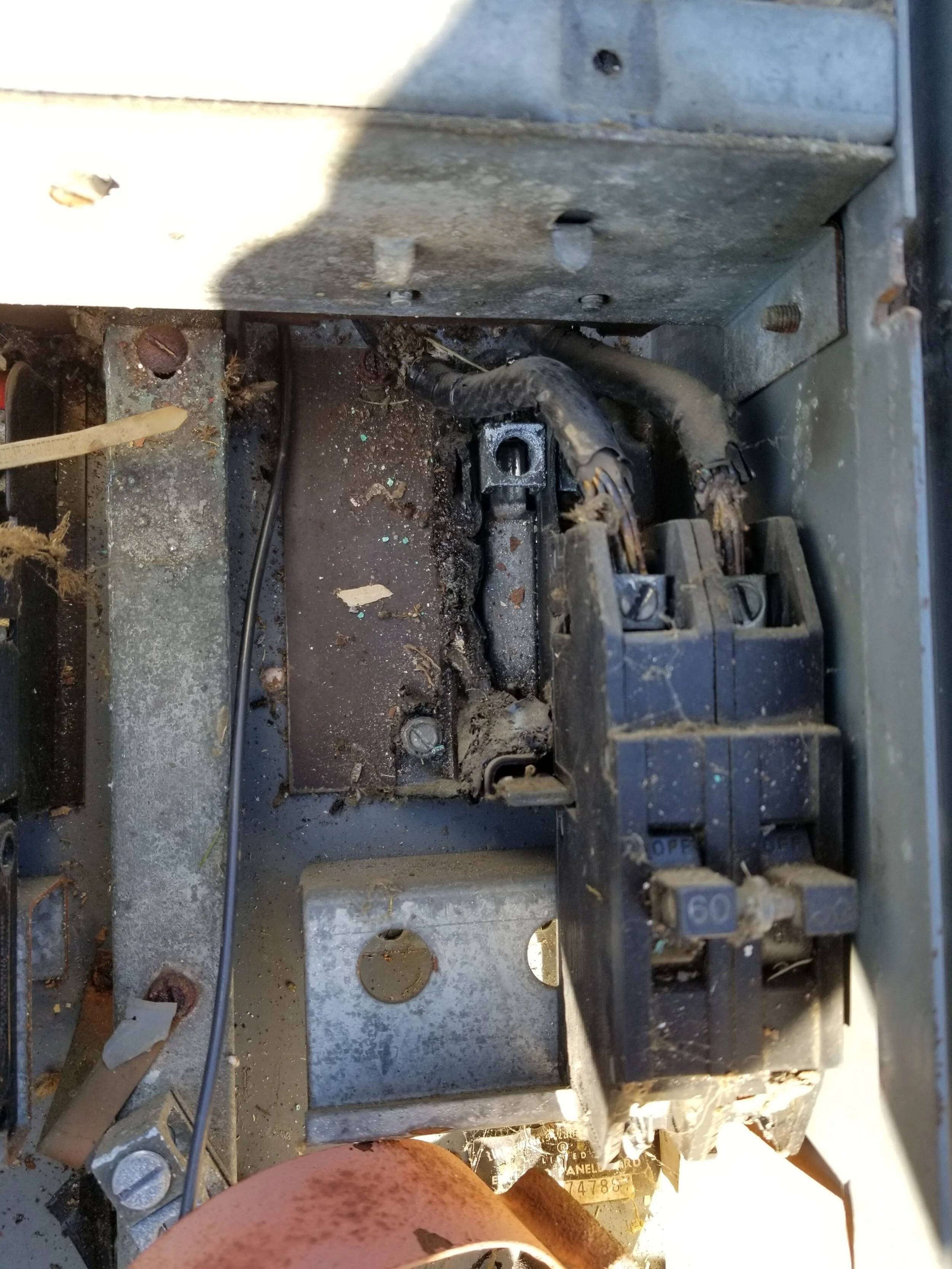 Before: existing electrical equipment