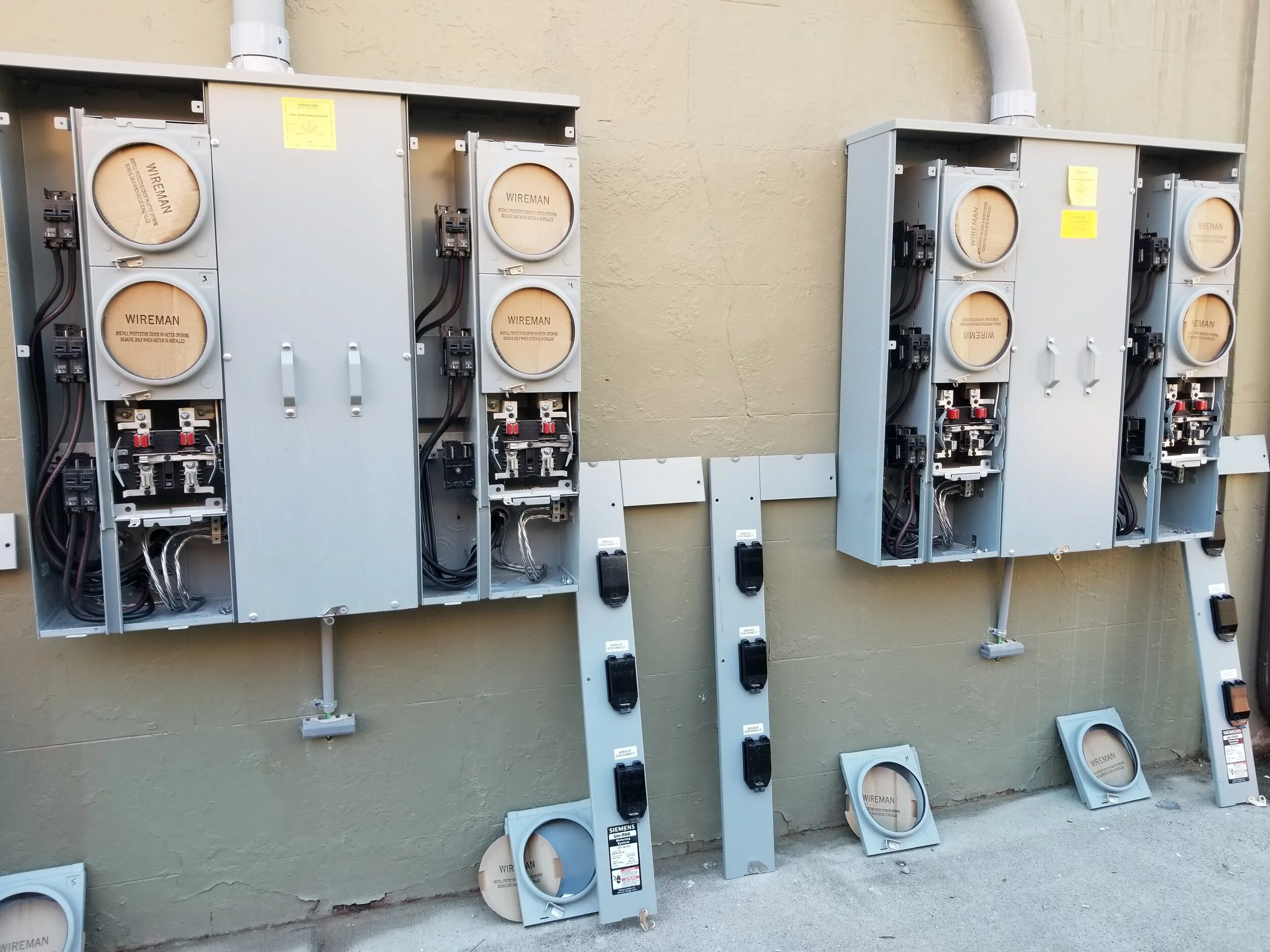 Newman Electric job site photo