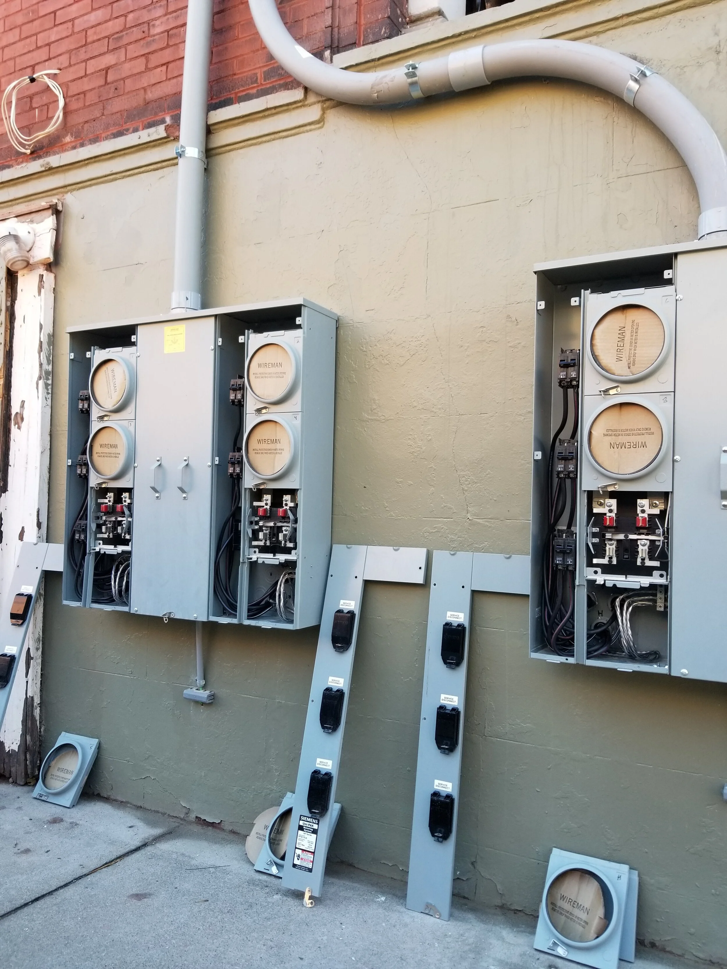 Newman Electric job site photo