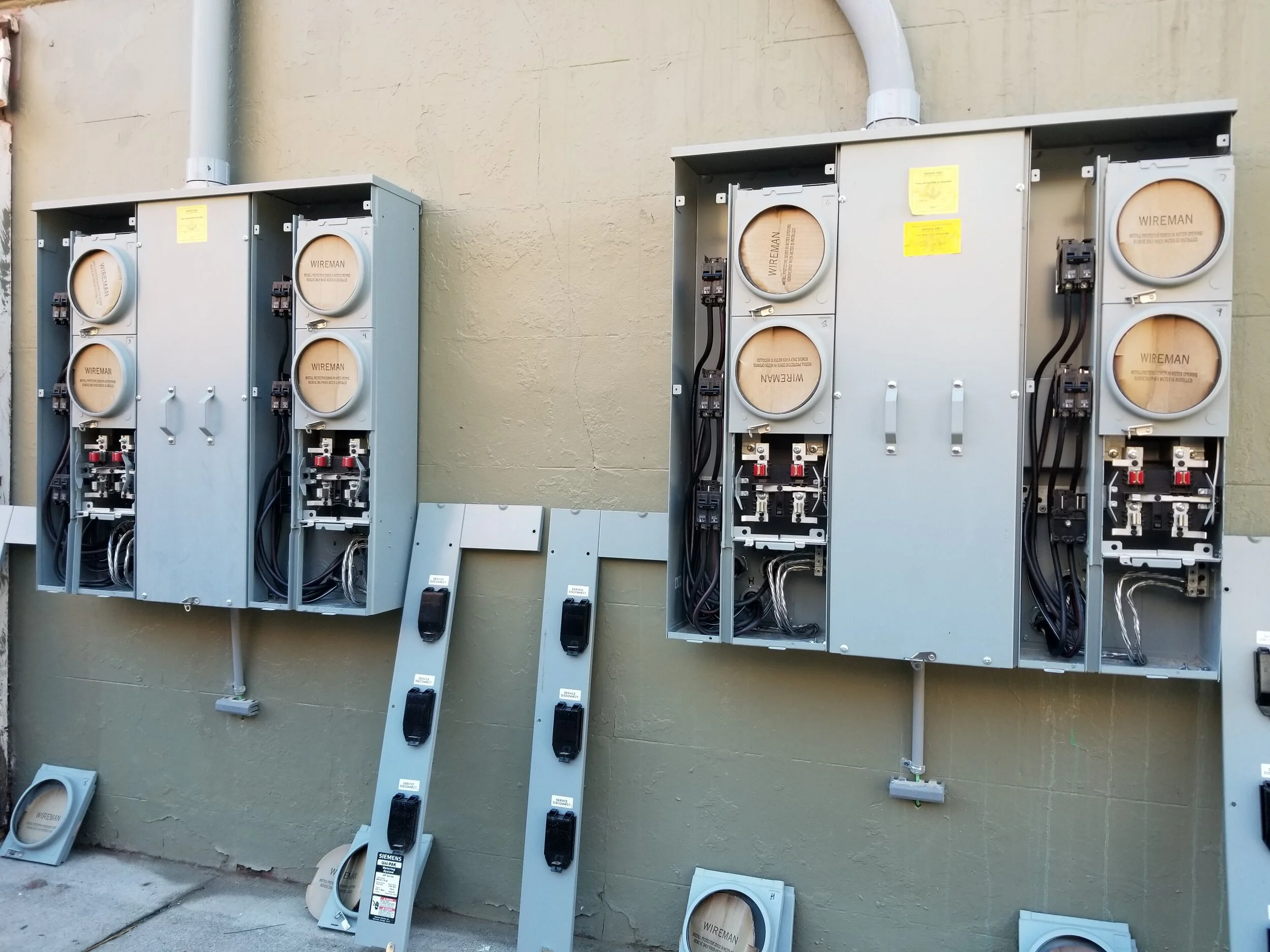 Newman Electric job site photo