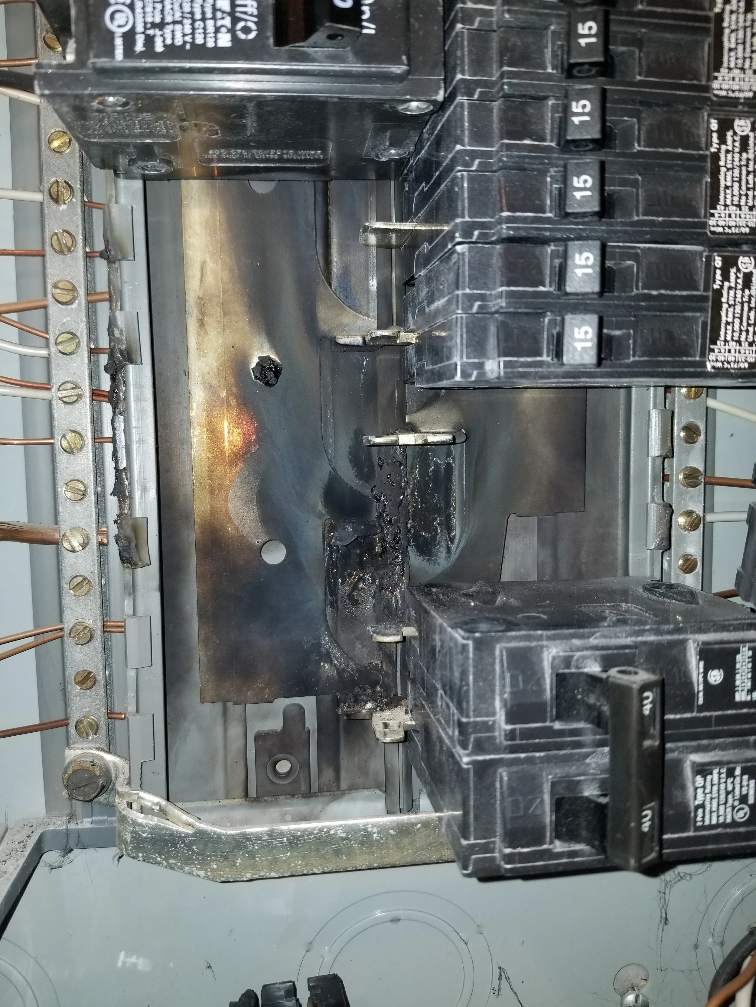 Before: existing electrical equipment