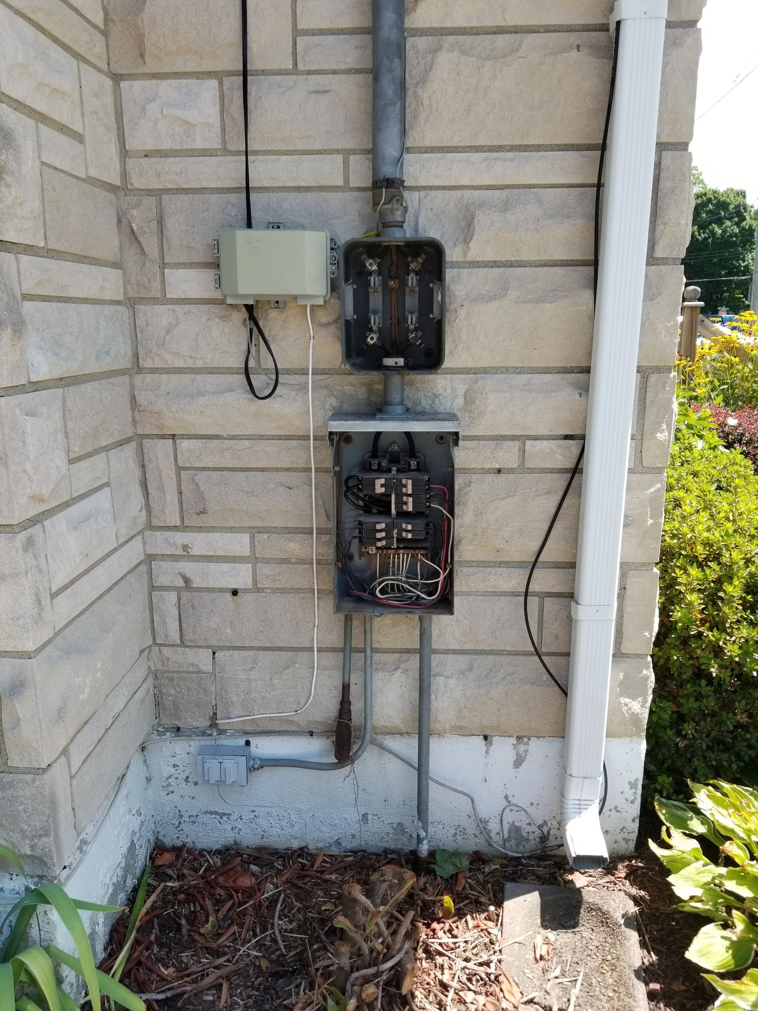Before: existing electrical equipment